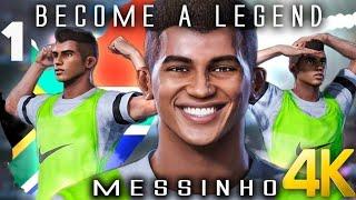 MESSINHO.. the WONDERKID from South Africa || Become a Legend modded 4K #1