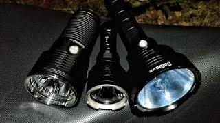 Beam Shot Comparison: Convoy 3X21A SST40 vs Wurkkos TS30S SBT90.2 vs Sofirn SP70 XHP70.2