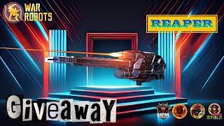 Kapak Squad Clans Battle Gameplay | GIVEAWAY 7X REAPER HEAVY WEAPON | #WRwinReaper #warrobots