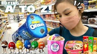 NO TIME LIMIT BUYING EVERYTHING IN ALPHABETICAL ORDER CHALLENGE | PAMBAWI KAY AUREA | Aurea & Alexa