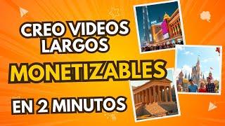  AUTOMATIZACIÓN de YouTube - Cómo CREAR Videos Largos con IA para MONETIZAR 