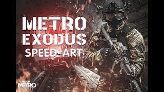 Metro: Exodus | Вселенная Метро 2033 - Speed Art | Photoshop | Nell