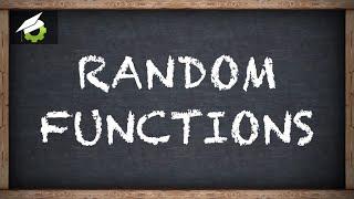 Functions - GameMaker: Studio - Random Functions