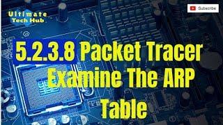 5.2.3.8 Packet Tracer - Examine the ARP Table with Answers English