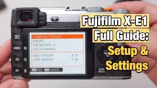 Fujifilm X-E1 Setup & Settings - Street Photography