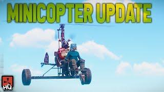 MINICOPTER UPDATE - Alarms, Sirens, OilRig & More! - Rust