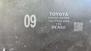 2022 Toyota Tacoma HVAC Control Module Location and Removal