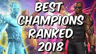 Best Champions Ranked 2018 - Seatin's Tier List - Marvel Contest Of Champions