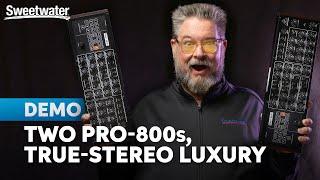 Total Stereo Immersion: Dual Behringer Pro-800 Synths for 3D Analog Soundscapes