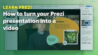 How to turn your Prezi presentation into a video