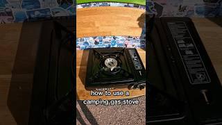 How to use a camping gas stove (Beginners guide)