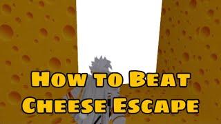 How to beat Cheese Escape (Guide) [Roblox]