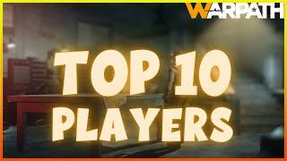 Top 10 MOST POWERFUL Players in Warpath June 2022!