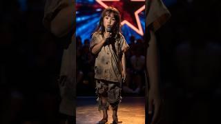 #talent a poor war victim girl stuns AGT judges! When she sings, audience in tears