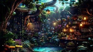 Fantasy Exotic Plant Shop ● Enchanted Music in Harmony w/ Nature Ambience for Good Night's Sleep 