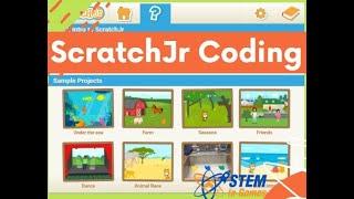 ScratchJr Coding Lesson 13 | How to use Sample Projects | Programming  Class