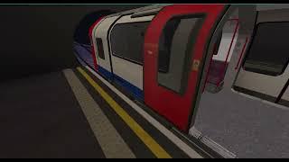 london underground 1992 stock in minecraft mtr mod