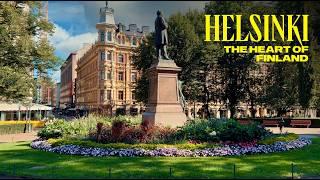 Nordic Summer in Helsinki, Finland Walking Tour 4K