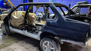 Из ржавого корыта в идеал. Покраска ВАЗ LADA 2115 в МЛЕЧНЫЙ ПУТЬ!