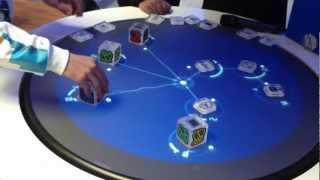 MWC 2012 : Intel DJ Mix multitouch table