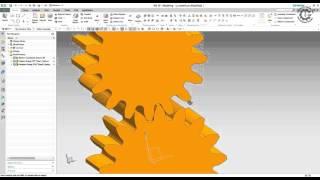 Siemens PLM NX GC Toolkit - Profile Shifted Spur Gear Modeling