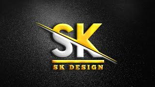 Professional SK Logo Design In Pixel Lab || How To Make SK Logo on Android || SK Logo Design