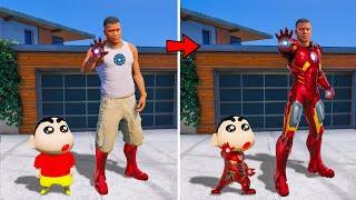 Shinchan & Franklin Became a Iron Man in Gta 5