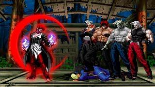 [KOF Mugen] Iori Yagami AD vs Omega Rugal Team