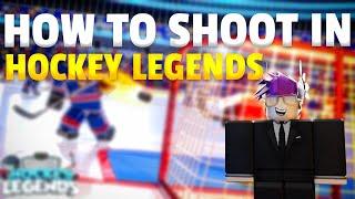 How to shoot in Hockey Legends - ROBLOX