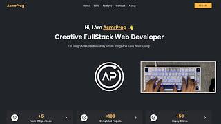 ASMR Programming - Portfolio Website Html CSS Only - No Talking