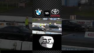 supra vs bmw m5 drag race _ supra is dangerous ️️️#bmw #supra #toyota #dragrace