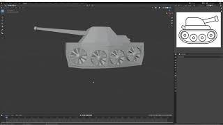 Making A Tank 2 (Blender 2 82)