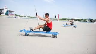 Тренажер для гребли на байдарках и каноэ. Kayak machine. Canoe machine.