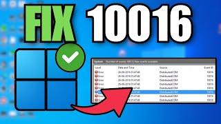 How To Fix DistributedCOM 10016 Error - Full Tutorial