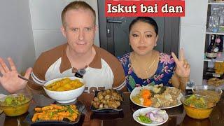 Iskut bai dan, bawngsa chhum, tofu, bawkbawn kan #asmr #mukbang #food #eating #cooking