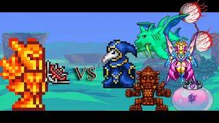 вампирские ножи VS all bosses | terraria