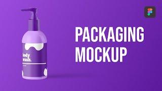 Packaging Mockup | Artboard Studio Mockups | Figma Tutorial