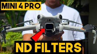 How to use ND Filters The EASY Way - DJI Mini 4 Pro