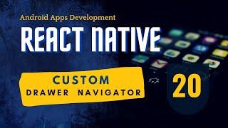 React Native Custom Drawer: Style, Position & Content Customization | EzyCode