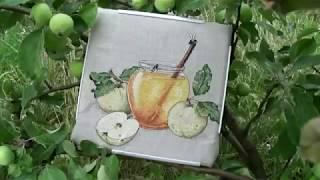 169. Медовые яблоки "Мережка" процесс вышивки,мои впечатления.