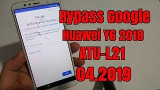 BOOM!!! Huawei Y6 2018 ATU-L21.Remove Google account bypass frp.