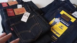 Джинсы Levi's 5050217 и Wrangler 47mwz - "Лоб в лоб"!