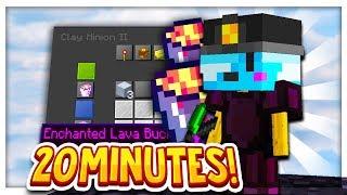 How i got an Enchanted Lava Bucket in 20 minutes... in HYPIXEL SKYBLOCK! I BEST MINION FUEL!