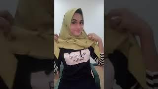Crossdressers wearing hijab are smoking 