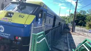 LIRR DM30AC 500 & 512 Departs Glen Street On A Beautiful Sunny Day On September 30 2024 09/30/2024