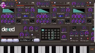 Dexed Synth App - New interface - More stability - Great fun!