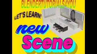 Blender tutorial - Kitchen (Beginner Friendly)