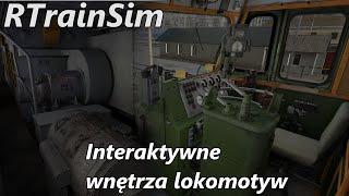 RTrainSim - Interaktywne wnętrza lokomotyw