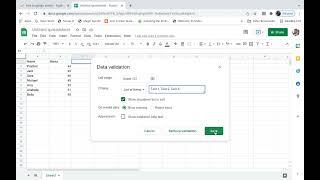 How to Make a Drop Down List in Google Sheets (2023)