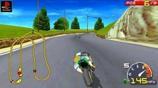 Moto Racer - Gameplay PSX / PS1 / PS One / HD 720P (Epsxe)